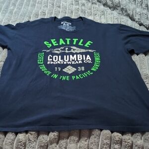 Columbia Navy Graphic Tee